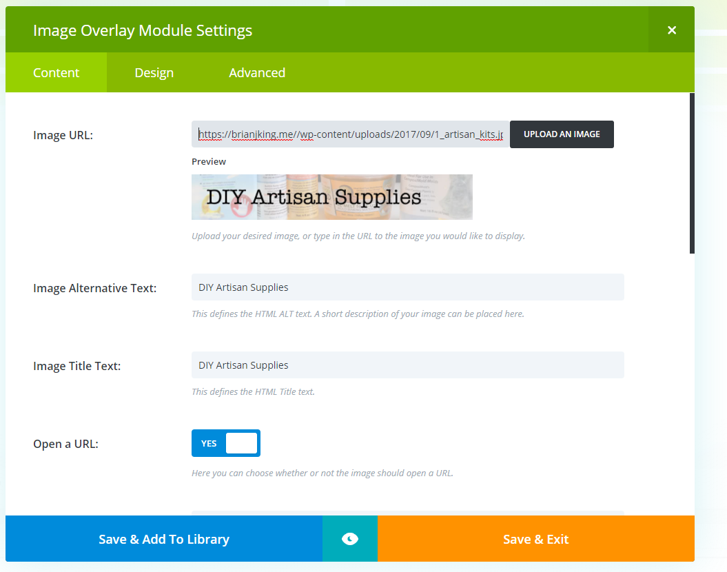 shop categories divi