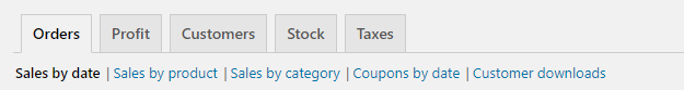 WooCommerce Reporting